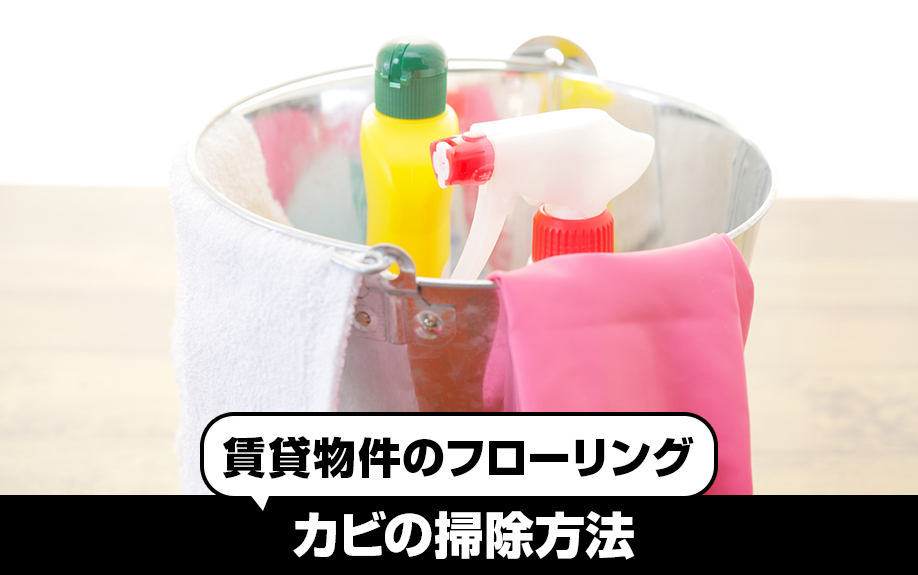 賃貸物件のフローリングにカビが生えていた場合の掃除方法